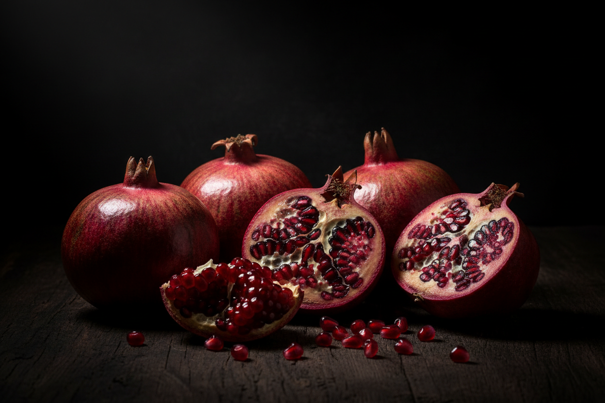 pomegranate dark photography